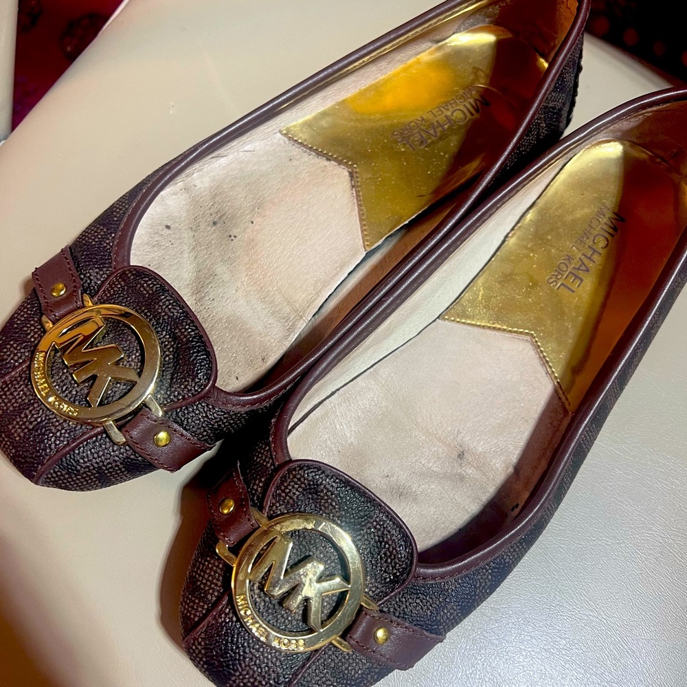 Michael Kors Monogram Flats
